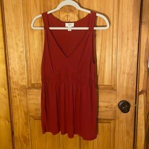 ☄️2 for $14 SaLe 💫Loft Red Grecian style Top, Sz M